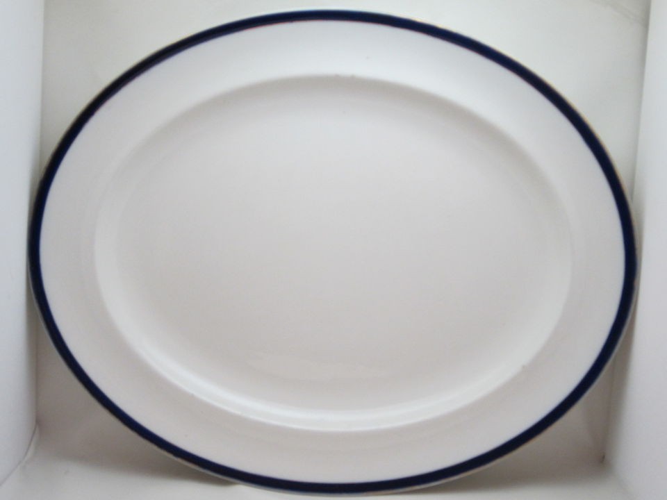 ALFRED MEAKIN   Bleu De Roi   Cobalt   LARGE TURKEY PLATTER   19 5/8 