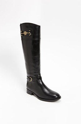 NEW NIB TORY BURCH Nadine Black Riding Boots  EXCLUSIVE 9.5