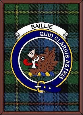   TARTAN & CLAN BADGE print on Acid Free Archival Paper, Fraser, etc