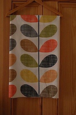 New* Orla Kiely Multi Stem Scribble Stem Fabric 100cm x 50cm