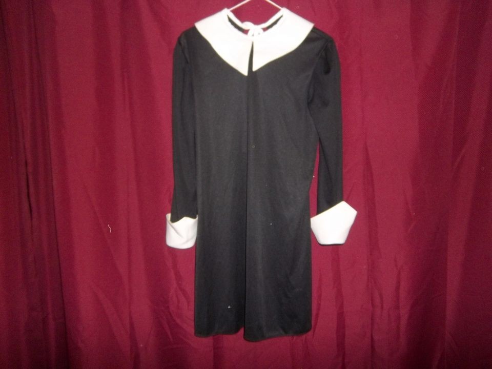 RUBIES~ADDAMS FAMILY~WEDNESD​AY~DRESS~COSTU​ME~SIZE LARGE 10 12