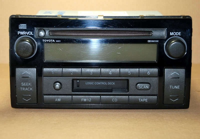 TOYOTA CD PLAYER RADIO STEREO TAPE 2002 2003 02 03 04 16823 CAMRY 