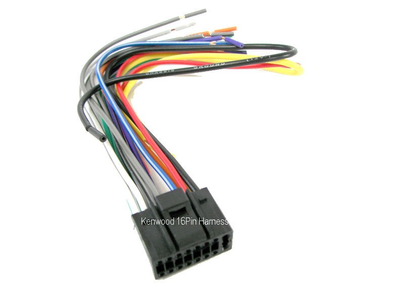 Kenwood 16 PIN 16PIN WIRE WIRING HARNESS PLUG CD 