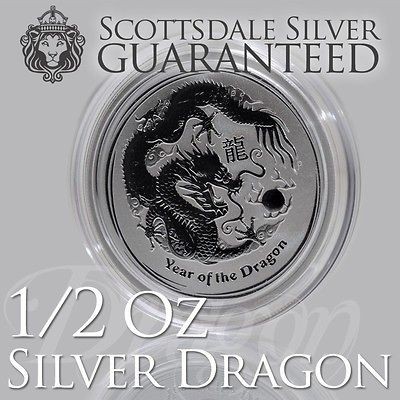 oz Perth Mint Year Of The Dragon Silver Coin   .999 Silver   Legal 