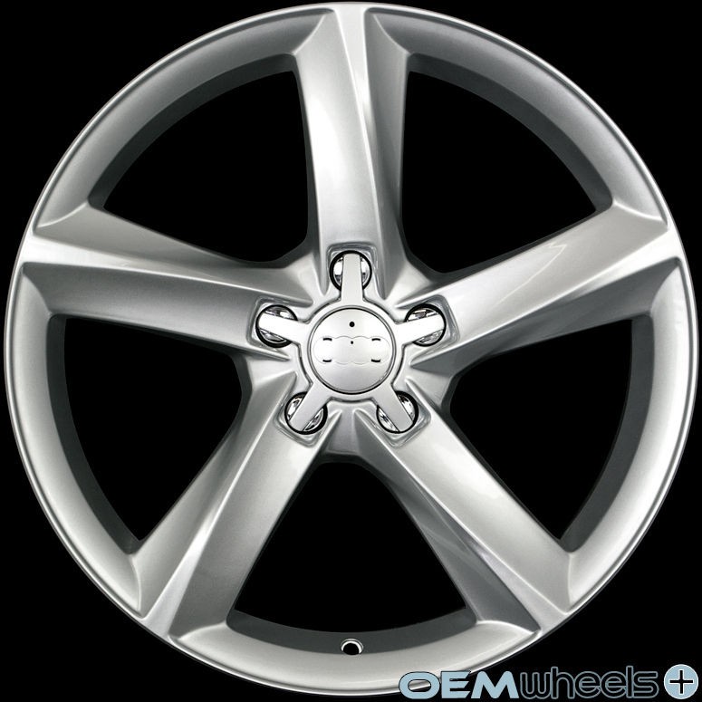 18 SILVER S LINE STYLE WHEELS FITS AUDI A4 S4 RS4 B5 B6 B7 B8 QUATTRO 