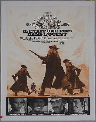 ONCE UPON A TIME IN THE WEST, Original Vintage French Movie Poster 