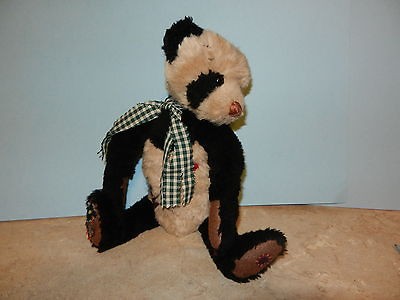 Ganz Cottage Collectibles Panda Bear Patches Lorraine Chien Plush MWOT