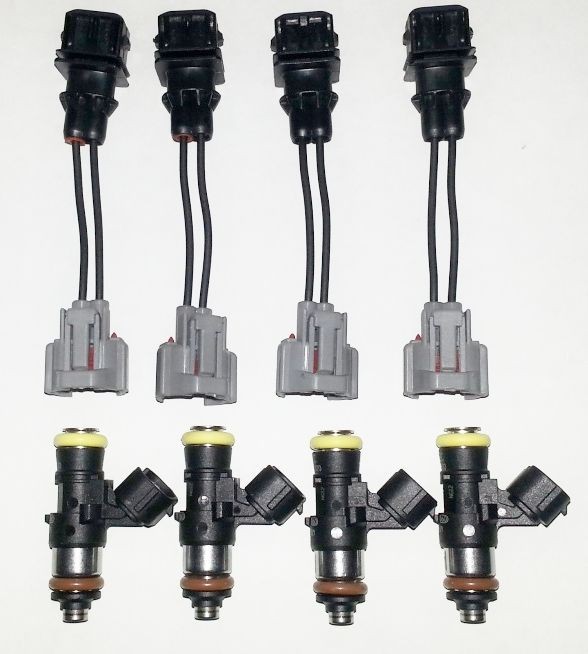 Bosch 205lb 2200cc EV14 High Impedance Fuel Injectors (4) w/Sumitumo 