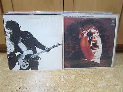 LP Lot Bruce Springsteen Born To Run & Joe Cocker With A Little 