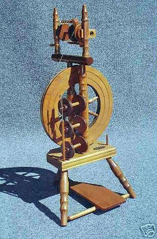 Baynes Spinning Wheel Single Treadle Unf. Kit FREE SHIP