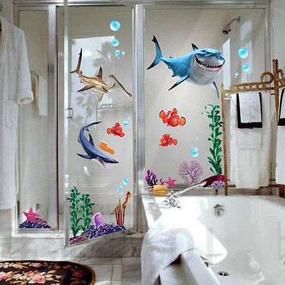   FINDING NEMO Wall Sticker Decor Removable Vinyl Nursery Kids Room