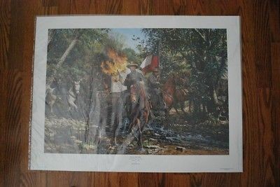 John paul strain Fire in the Valley print