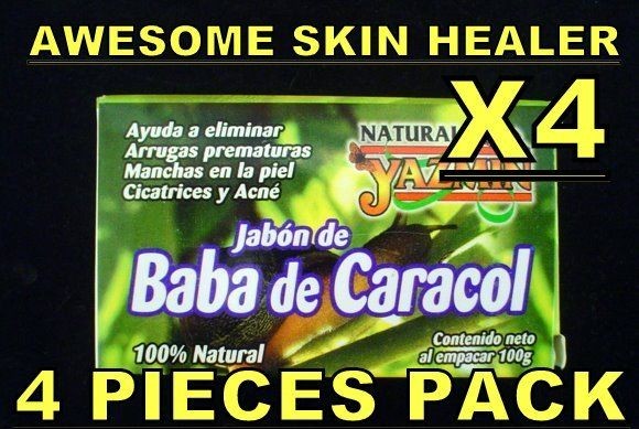 SNAIL BABA DE CARACOL SOAP BLEMISH ACNE PIMPLES SCARS SKIN SPOTS 