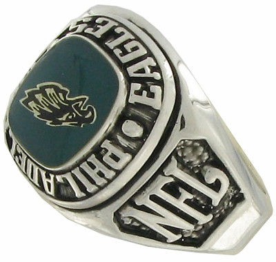 Balfour Ring Boxed Football Nfl Philadelphia Eagles Sz 9