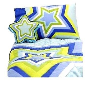 TODDLER BED SIZE Little Miss Matched Superstar Boys 4 Pc REVERSIBLE 