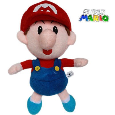 Nintendo Game Super Mario Brothers 22cm Plush Toy Baby Mario Stuffed 