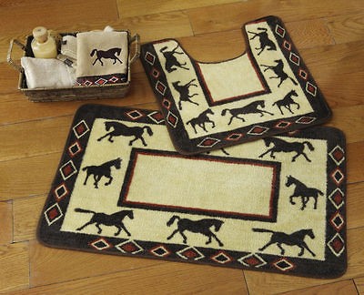 western bathroom rugs in Bathmats, Rugs & Toilet Covers