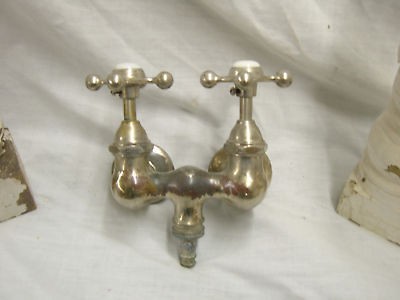 Porcelain Hot/Cold Vintage Faucet Handle Escutcheans