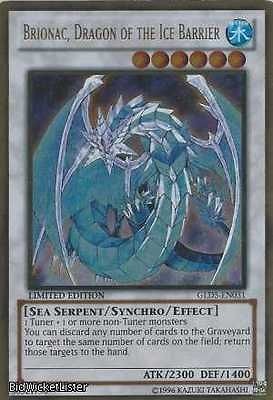 Brionac, Dragon of the Ice Barrier NM 1st Ed YuGiOh GLD5 031 Yu Gi Oh 