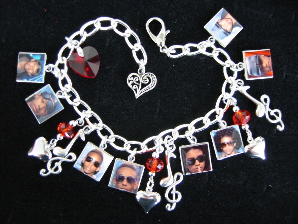 MINDLESS BEHAVIOR GROUP CHARM BRACELET ADJUSTABLE