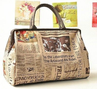 New Retro Vintage Style Womens Handbag Tote Shoulder Bag