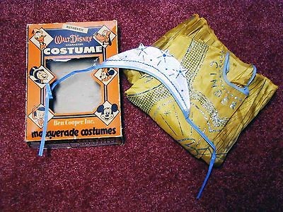 Walt Disney Vintage 1950s Cinderella Costume by Ben Cooper with Box