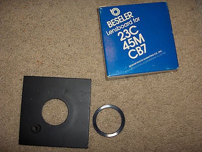 Beseler lensboard for 23c 45m cb7 enlarger model 8023 for 63 90 mm 