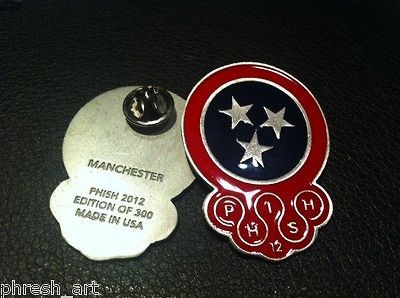 NEW* PHISH Official Manchester Pin Limited Ed 300 Bonnaroo pollock 