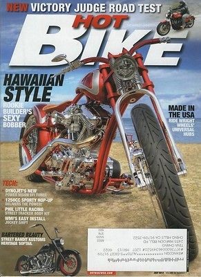 HOT BIKE JULY 2012 HARLEY DAVIDSON STREET BANDIT KUSTOMS HERITAGE 