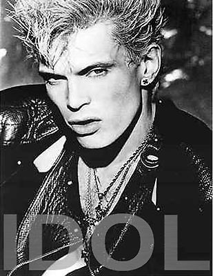 BILLY IDOL generation x rock and roll white wedding black white glossy 