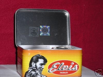 ELVIS RECORD PLAYER TIN BANK