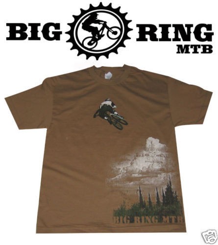 Big Ring MTB Sky Jump Downhill Racer Coffee T Shirt