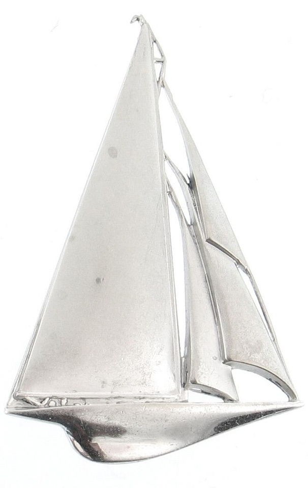 VINTAGE DECO BALLOU STERLING SAILBOAT SAILING PIN