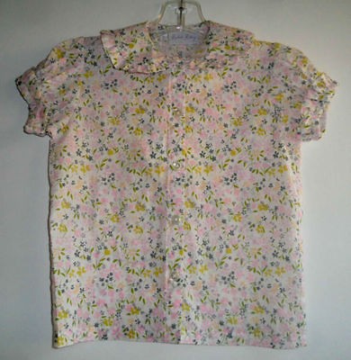 RACHEL RILEY GORGEOUS SUMMER TOP FLORAL PRINT SIZE 5