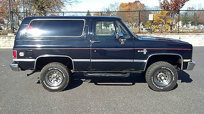 Chevrolet  Blazer Silverado 1986 Chevrolet K 5 Blazer 4x4