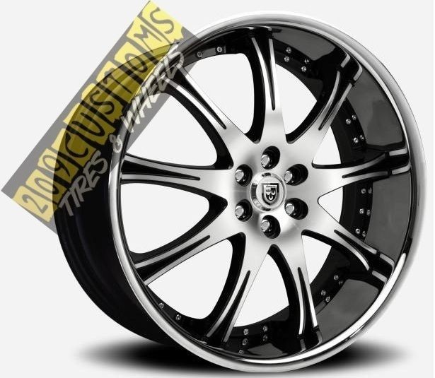 24 INCH WHEELS TIRES RIMS LEXANI LX9 SS 5X115 CHARGER 05 06 07 08 09 