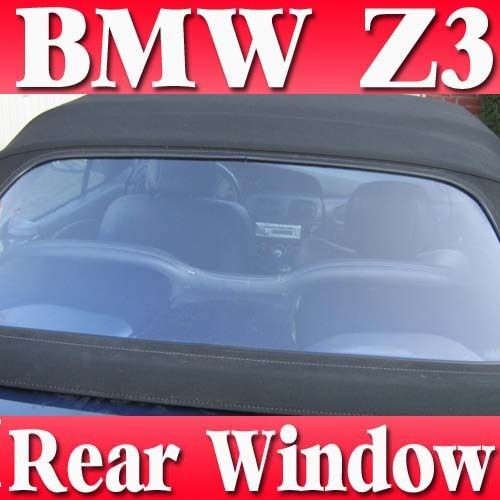 BMW Z3 Roadster Convertible Top Rear Window Hood Cabriolet Cabrio 