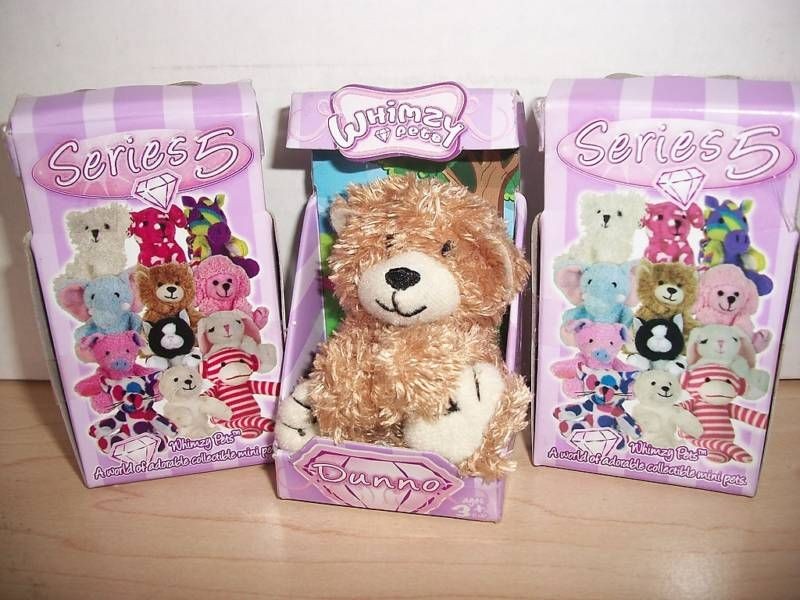 Whimzy Pets DUNNO the BEAR Series 5 HTF NIP