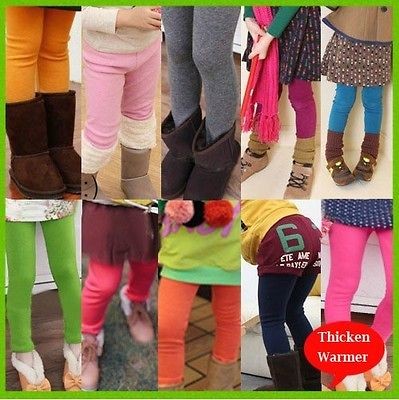 Colors Cozy Baby Children Girls Velvet Inside Bottom Outer Wear 