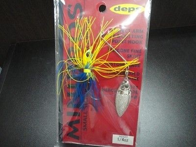 deps MINIBROS 1/4oz SINGLE WILLOW JAPAN #12 YELLOW PEACOCK PART 2