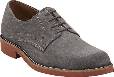 BOSTONIAN MEN CLASSIC GRAY BUCK OXFORD SZ 9 STYLE EASTBEND 26979 NIB