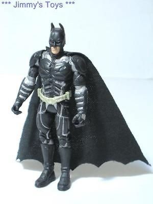 J60 DC BATMAN DARK KNIGHT RISES MOVIE SILVER & BLACK ARMOR 4 ACTION 