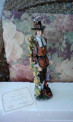 Lenox Pilgrim Bounty NEW condition ~Pencil Thanksgiving Male Figure w 