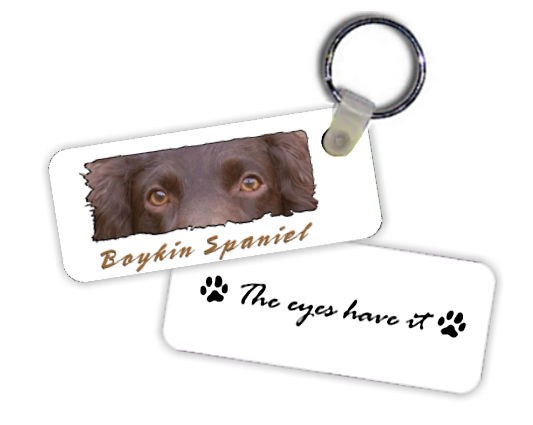 Boykin Spaniel  The Eyes Have It  Key Chain