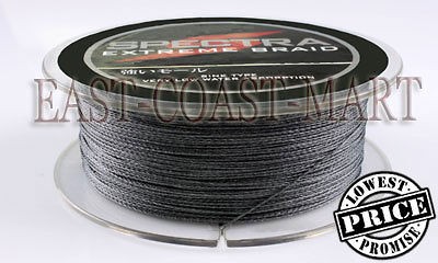 PE DYNEEMA BRAID FISHING LINE 20LB 300M SPECTRA GRAY 328 YARD BRAIDED