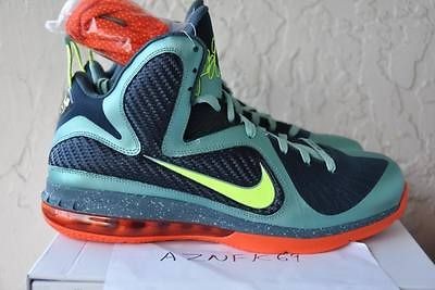   LEBRON 9 cannon miami heat ix size 8.5 volt slate blue orange nights