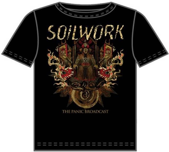 SOILWORK   The Panic Broadcast   T SHIRT M L XL Brand New  Official 