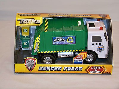 Tonka Lights & Sound   Rescue Force   Metro Sanitation Garbage Truck 