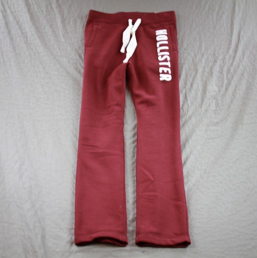 hollister sweatpants burgundy in Mens Clothing