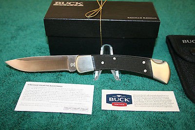 NEW BUCK KNIFE MODEL 110 S30V DROP POINT BCCI EXCLUSIVE NIB